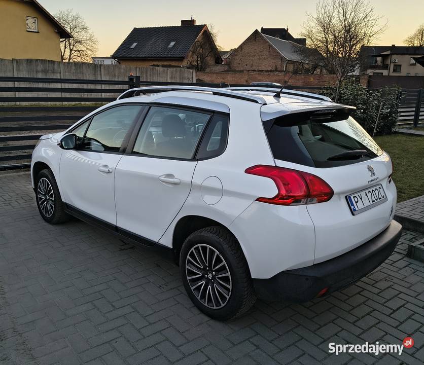 Peugeot 2008 12 benzyna 2013r Historia CEPiK kupiony w Polsce Zbąszyń sprzedam