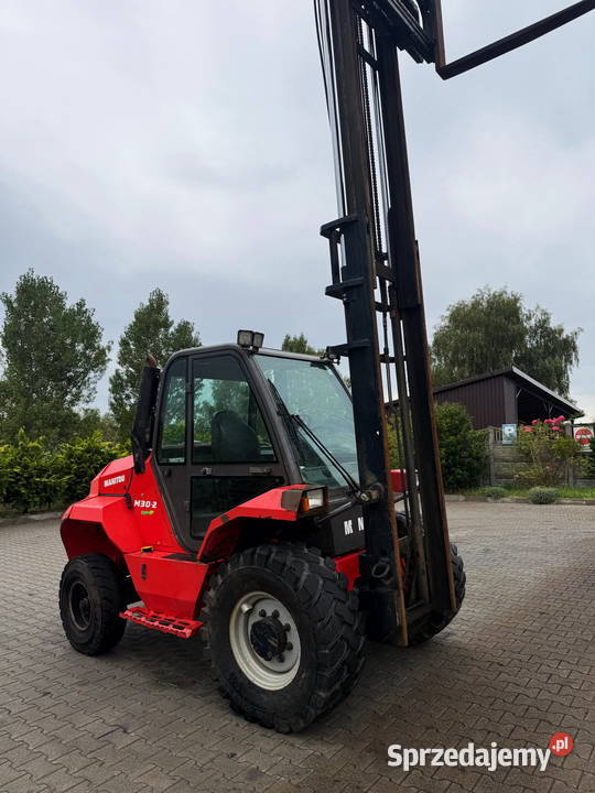 wózek widłowy terenowy MANITOU M302 3000 kabina Działoszyn