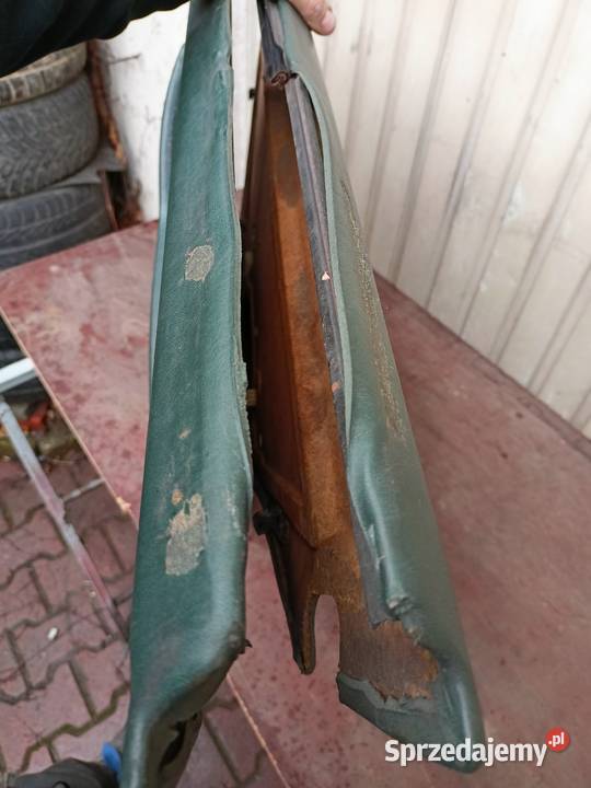 Mercedes W124 boczki drzwiowe zielone przedlift