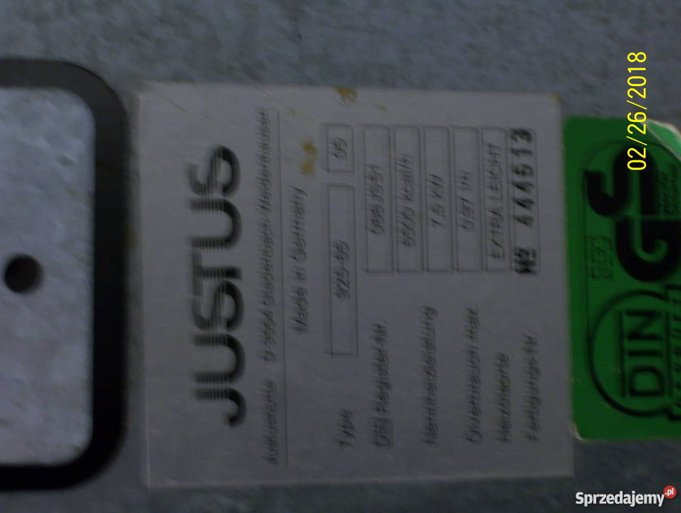 Piecyk kominek koza na olej opałowy 75 kW Łask