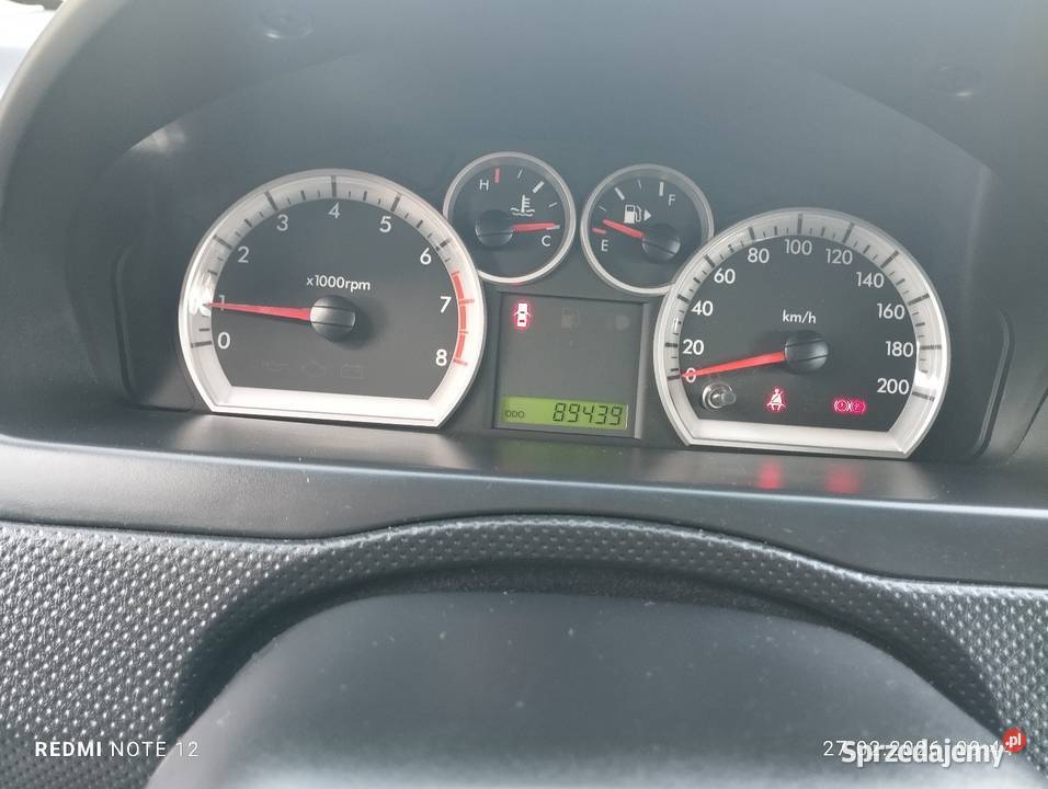 Chevrolet AVEO 12B 89 przebiegu salon polska szary Dębica