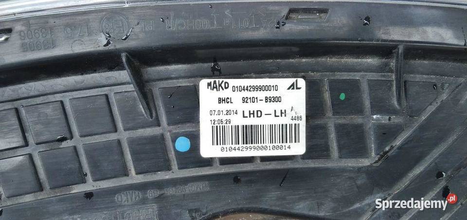 HYUNDAI I10 II 2 LAMPA LEWA PRZÓD