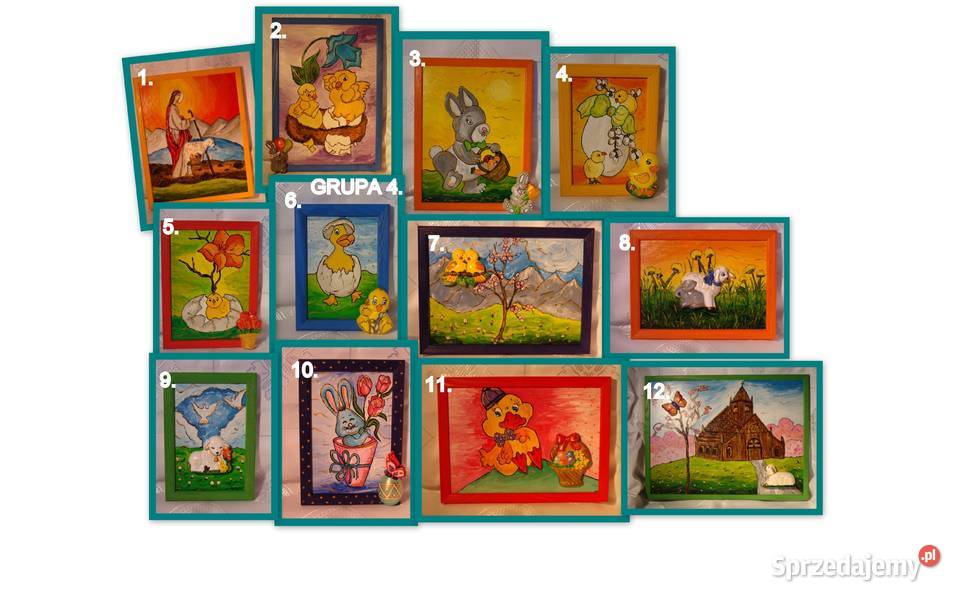 Wielkanocne Obrazki Do Dziecięcego Pokoiku małopolskie Zielonki