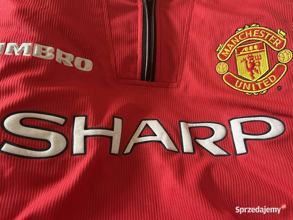 Vintage MANCHESTER UNITED FC 1999 1999 L Umbro Wrocław