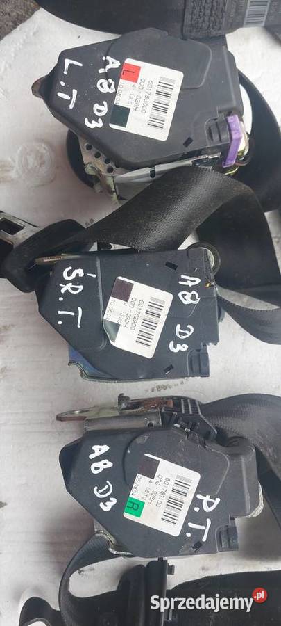 Pasy bezpieczeństwa przód tył AUDI A8 D3 Szczecin