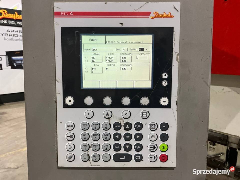 Prasa krawędziowa Baykal APHS 310 CNC mało godz Wrocław