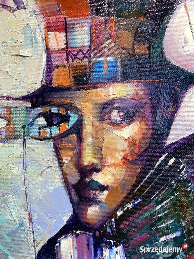 Pitsko Giennadij Tajemnica 100x100 obraz olejny Malarstwo Rumia