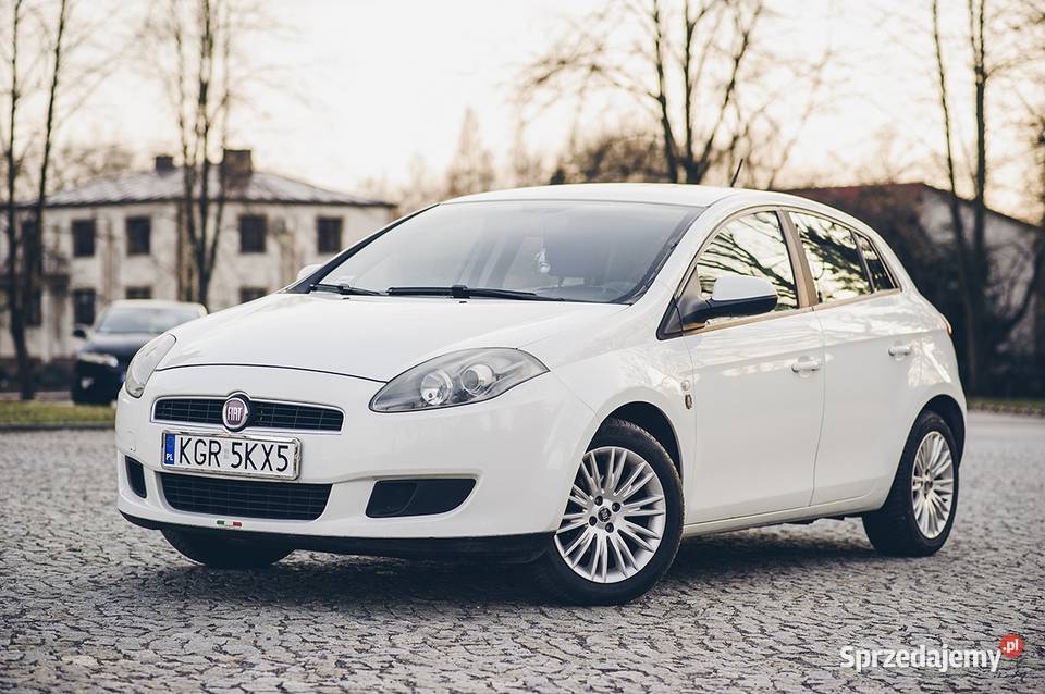 FIAT Bravo 2 biały 2012 przebieg 102700 Gorlice