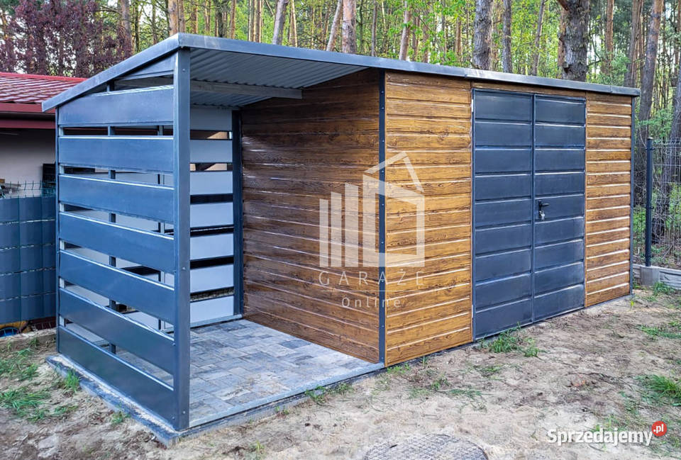 Schowek Domek ogrodowy 4x2 Wiata 15m Drzwi Bełchatów