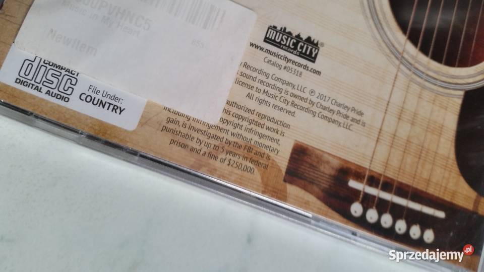 Charley Pride Music In My Heart 2017 CD lubelskie Puławy