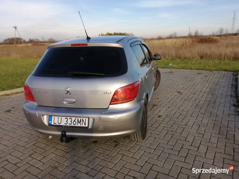 Peugeot 307 20 BG 136 2003r Zarejestrowany w Polsce Opole Lubelskie sprzedam
