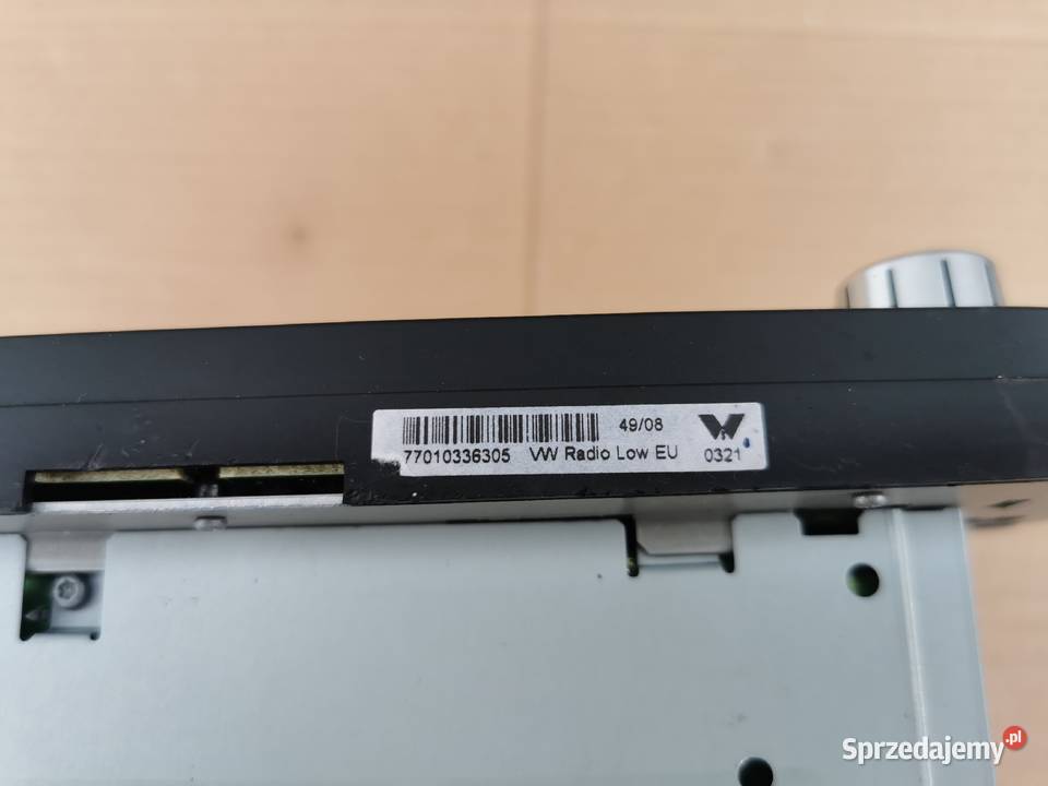 Radio cd vw golf 5 V 6 VI passat b6 Touran caddy Motoryzacja wielkopolskie Sieraków