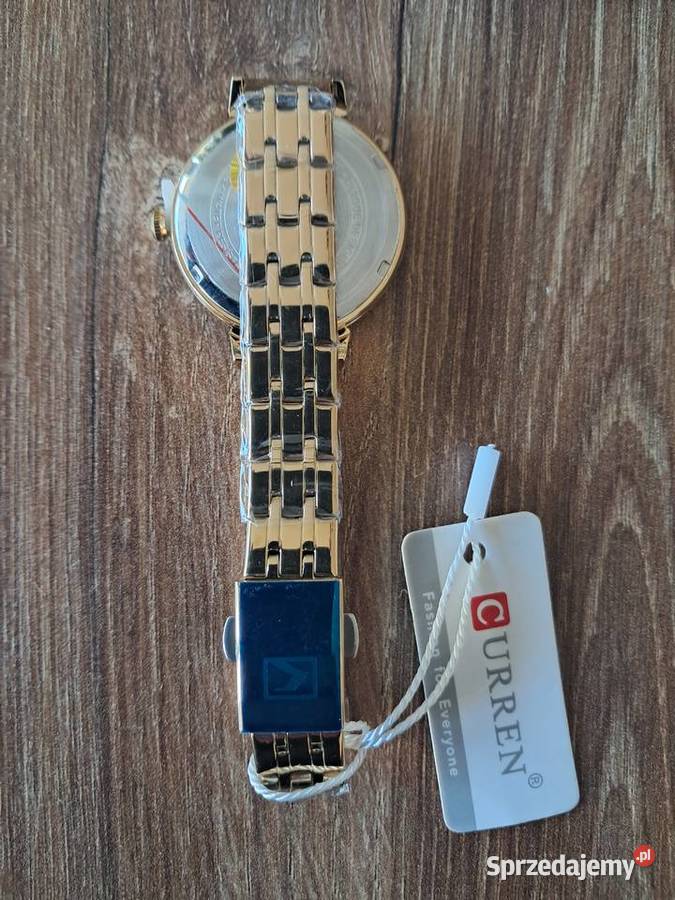 nowy damski zegarek z cyrkoniami Curren