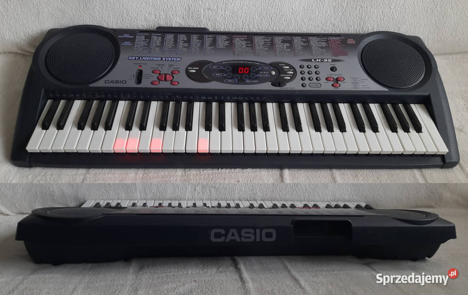 Keyboard CASIO LK35 podświetlane klawisze ze dolnośląskie Lubin