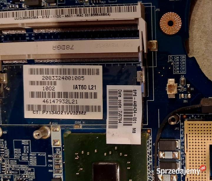 Laptop HP 510 Płyta główna Opole