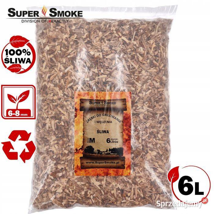 Zrębki Wędzarnicze Super Smoke ŚLIWA KL08 68mm Białystok