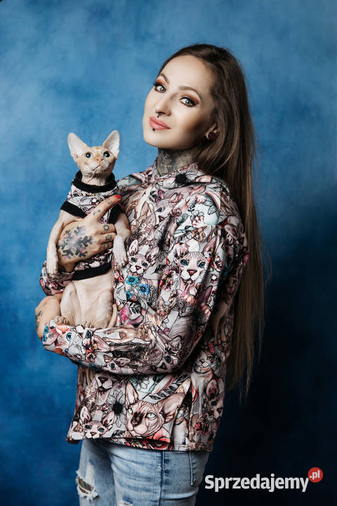 Magic Pet Fashion bluza damska sfinks koty kot S Opole
