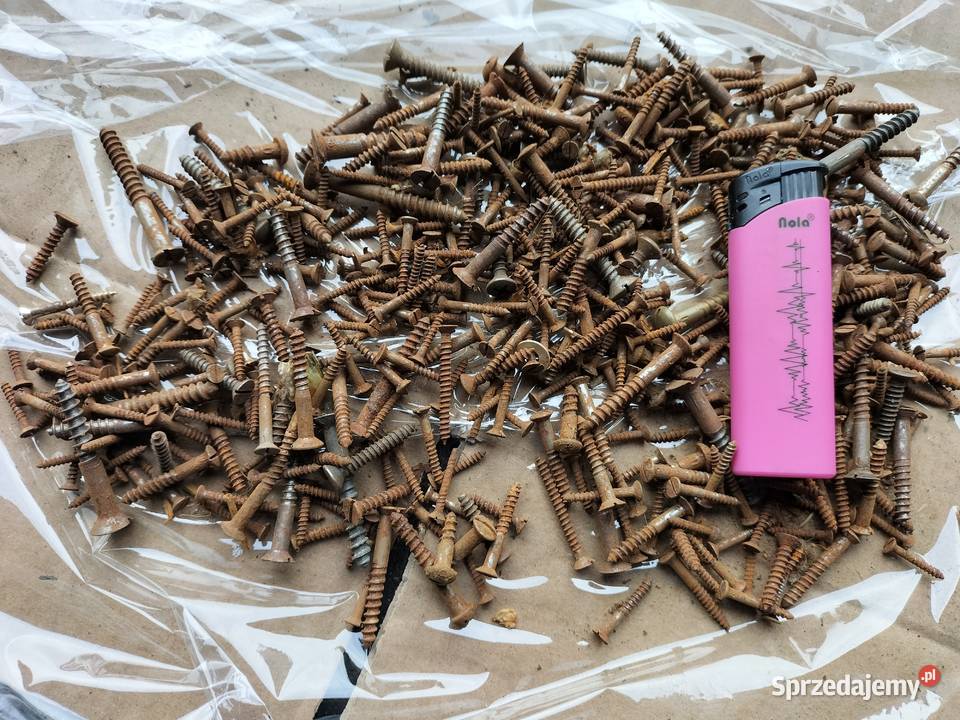 WKRĘTY DO DREWNA MEBLI STARE PRL lubelskie Kamień-Kolonia