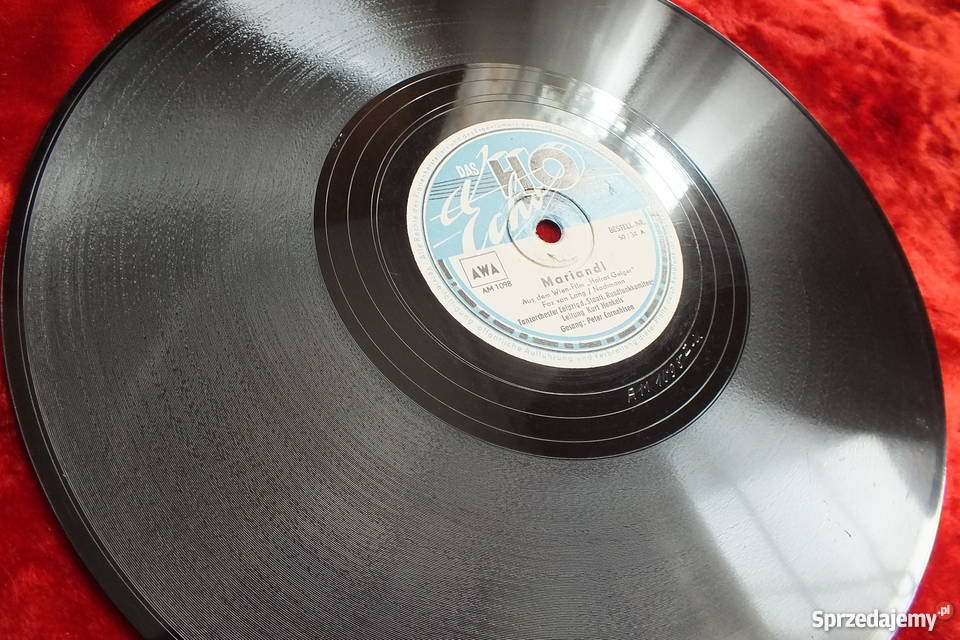 Płyta winylowa szelakowa niemiecka gruba ciężka lubuskie Żary