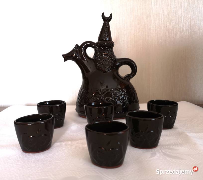 Ceramiczna karafka w kształcie Lajkonika Pabianice sprzedam