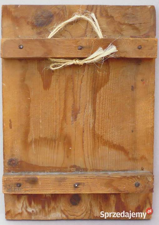 Ikona Tempera XIX w Oryginal Duża 46 x 32 Warszawa