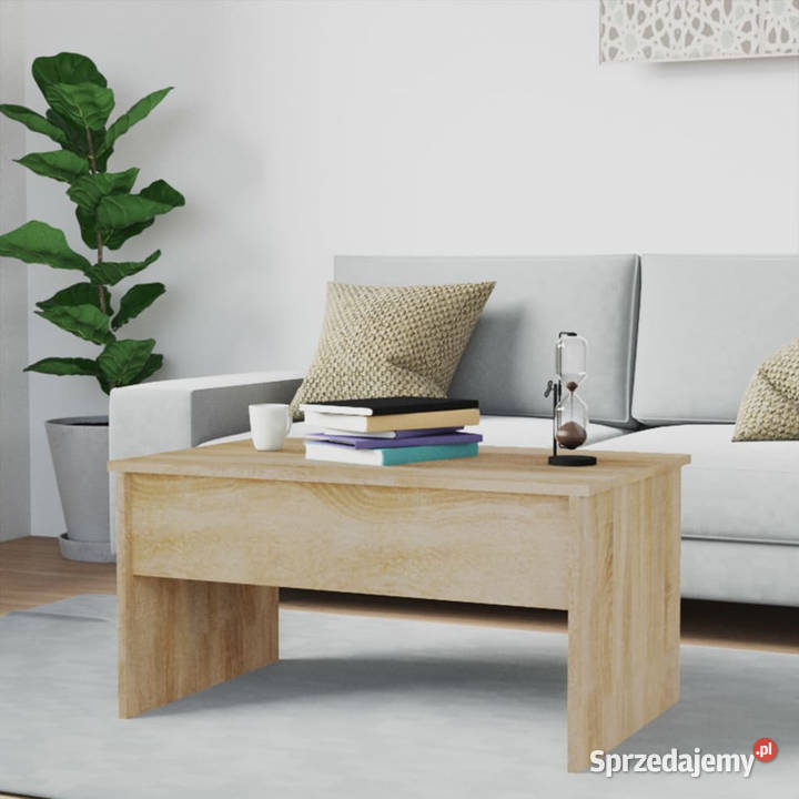 Stolik kawowy dąb sonoma 80x505x415 WM809641 mazowieckie sprzedam