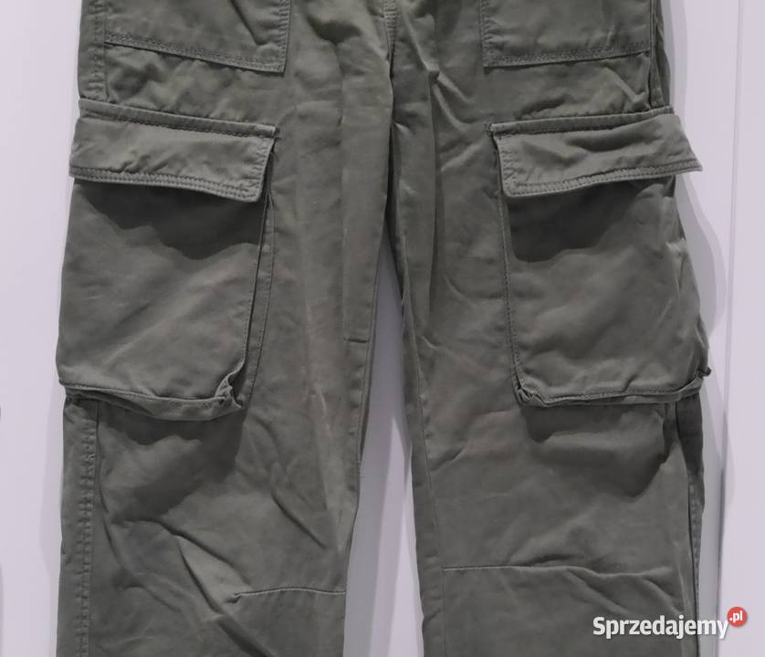 Bershka Cargo świetne spodnie bojówki 32 XXS