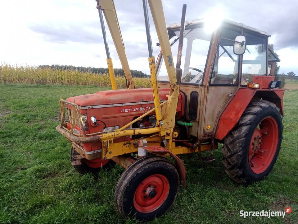 Zetor 4718 z turem i dużą Łyżka Napęd 2x4 sprzedam