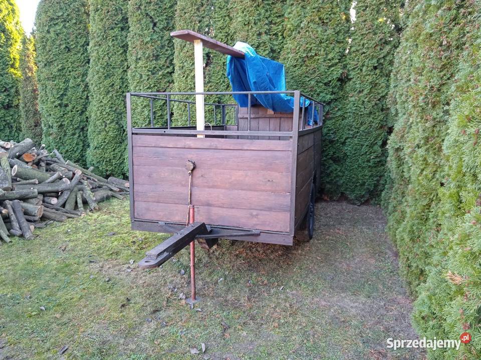 Przyczepa rolnicza jedno osiowa Kłaj