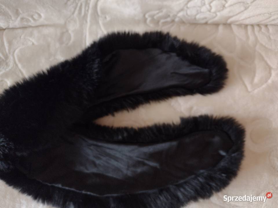 ZaraDuży futrzany kołnierz szal futerko etola Kraków sprzedam
