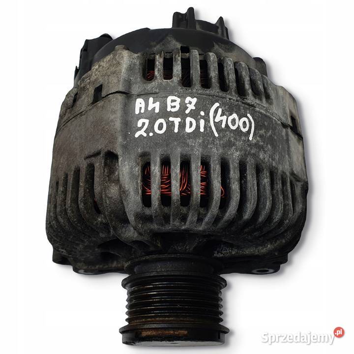 ALTERNATOR Audi A4 B7 20 TDI Valeo 03G903016A Układ elektryczny, zapłon lubelskie Chełm