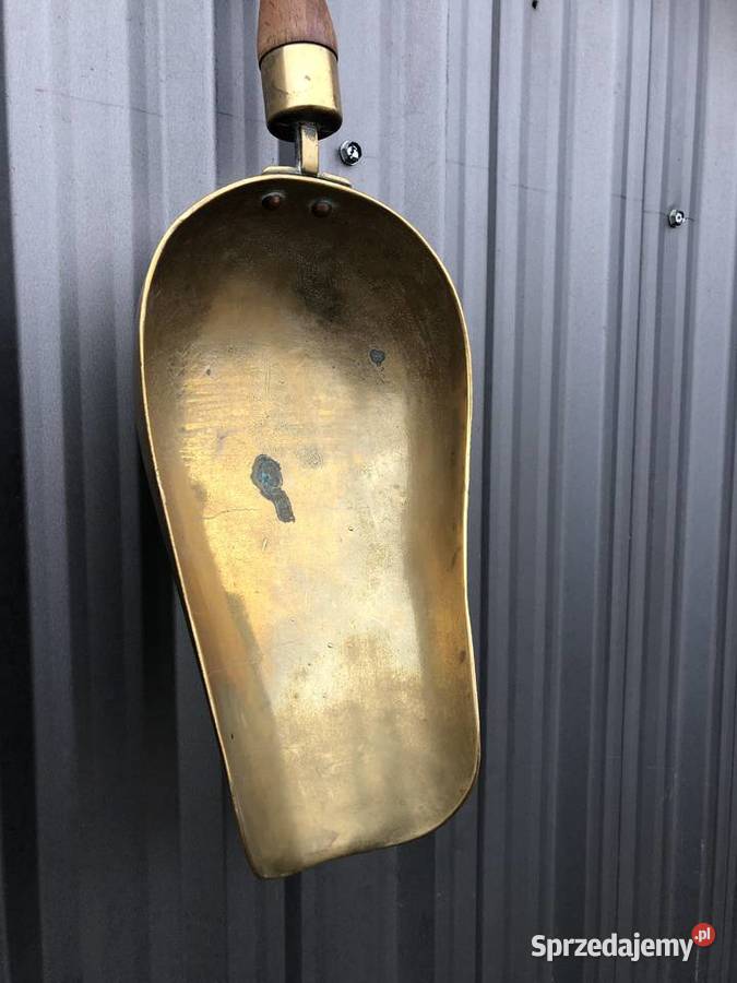 Duża ŁYŻKA NASYPKA SZUFLA SZUFELKA MOSIĄDZ Łowicz sprzedam
