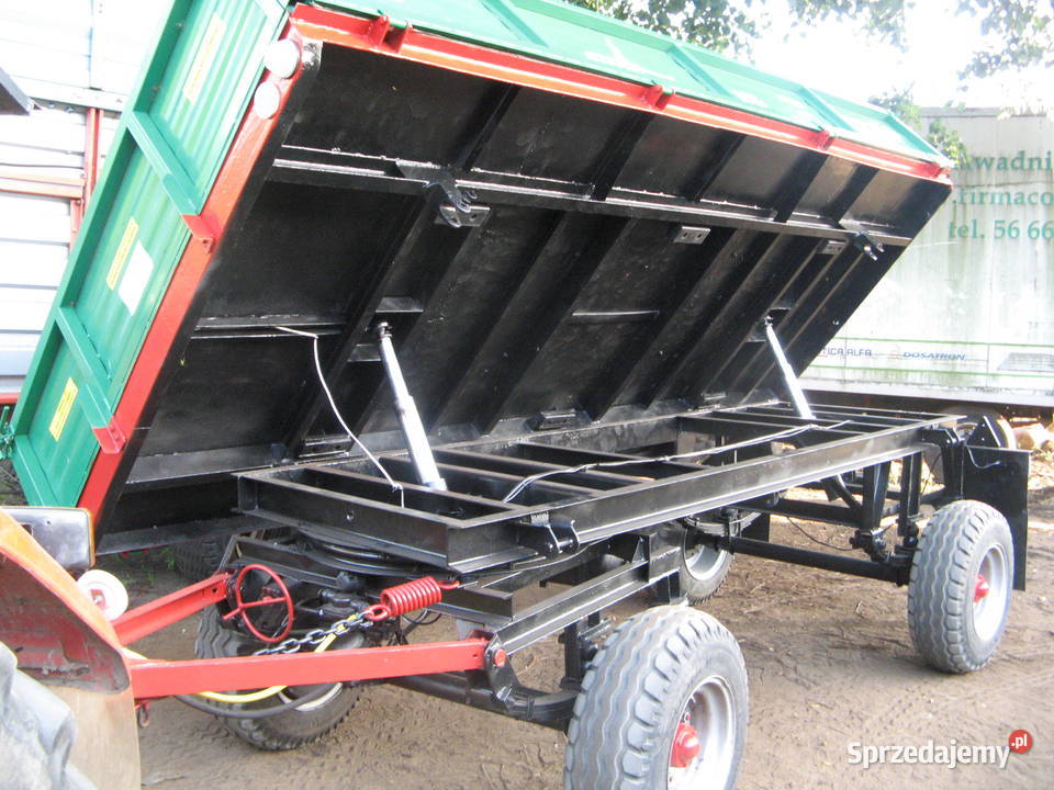 przyczepa d46 d35 d732 2 stronny wywrot stan Ryki