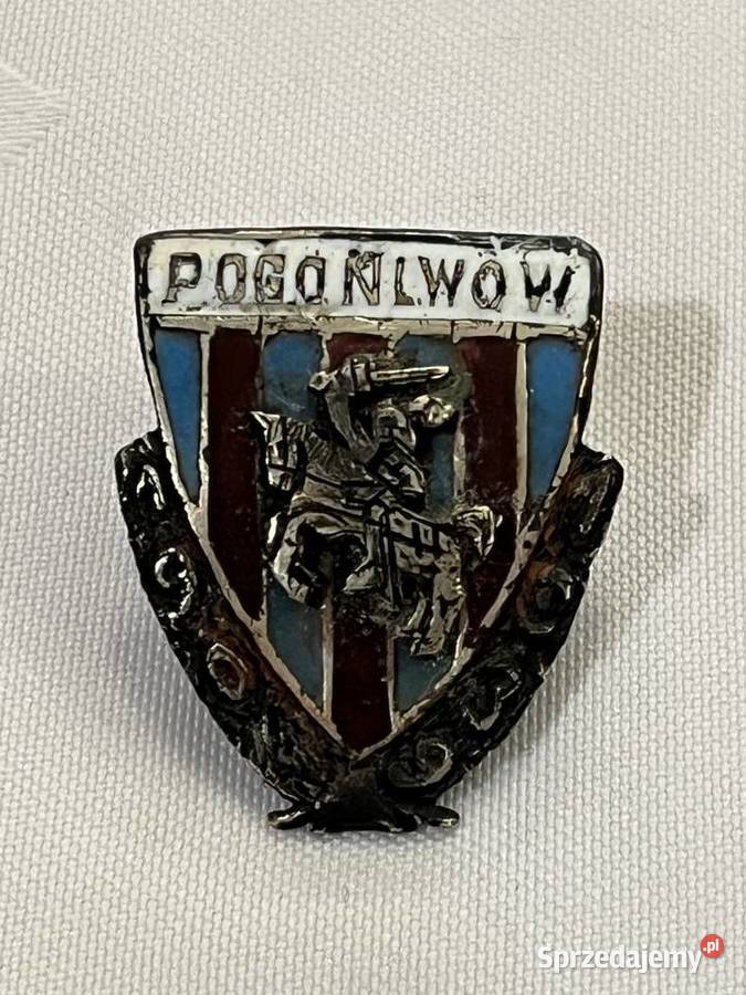 Emaliowana odznaka klubu sportowego POGOŃ LWÓW Pozostałe Kraków