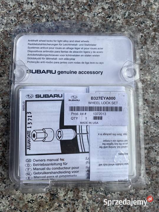 Zestaw śrub antykradzieżowych Subaru Bolesławiec