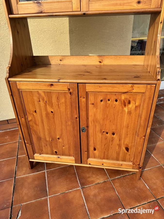 Kredens Ikea leksvik drewniany półki szafka Dom i Ogród Garwolin