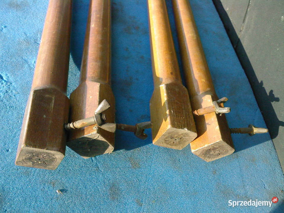 Nogi do stołu z PRLu przykręcane na motylki 4 Knurów