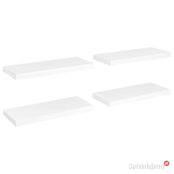 Półki ścienne 4 białe 60x235x38 MDF WM323813 Warszawa sprzedam