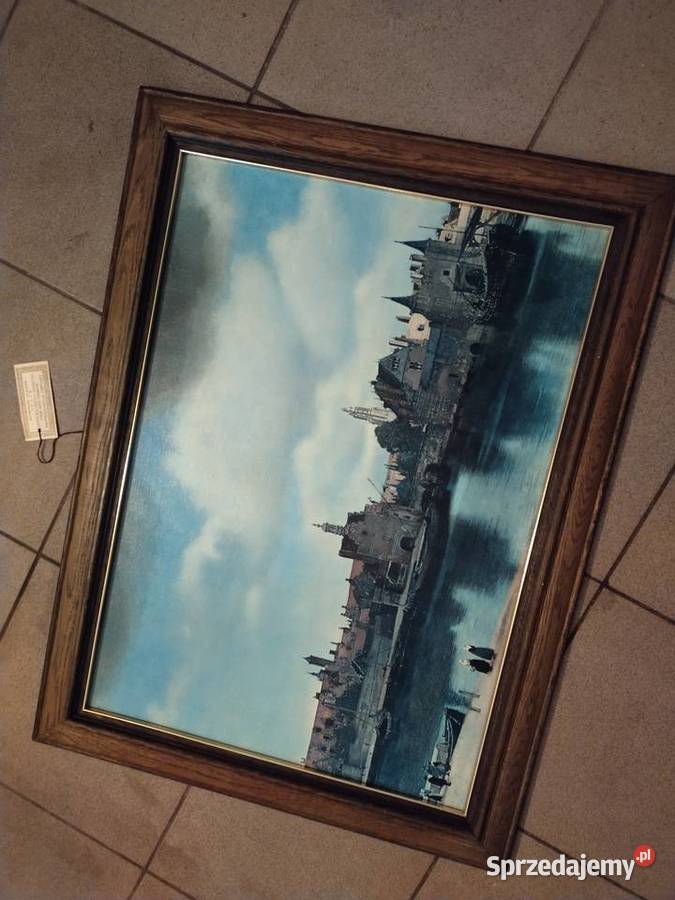 Obraz Delft Vermeer rama dąb naturalny kujawsko-pomorskie