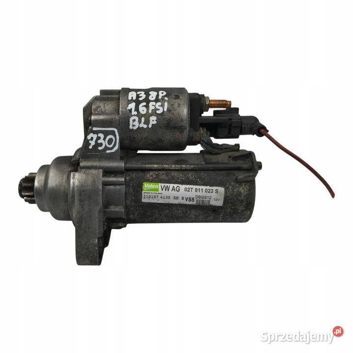 ROZRUSZNIK Audi A3 8P 16 FSI valeo 02T911023S osobowe Chełm