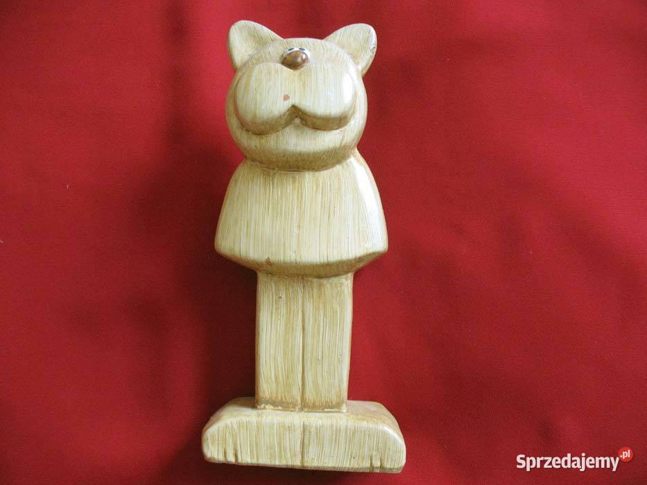 KOT abstrakcyjny Figurka terrakota 18 x 8 x 75 Siedlce