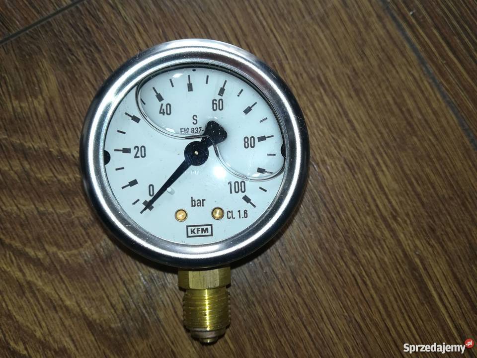 Manometr glicerynowy 0100 bar 50mm gwint 14 Nowy Sącz