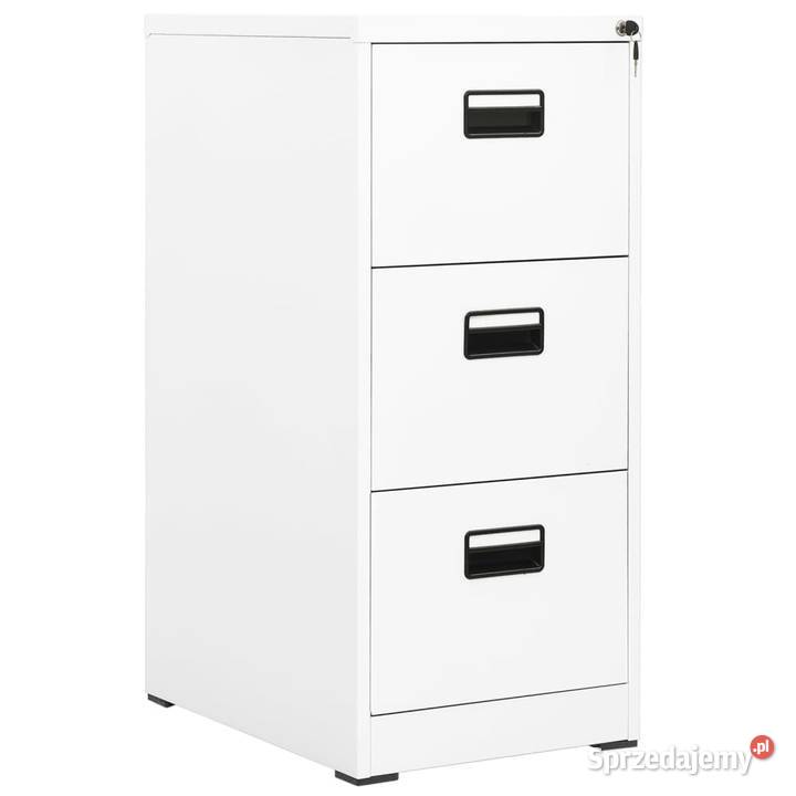 vidaXL Szafka kartotekowa biała 46x62x1025 mazowieckie Warszawa