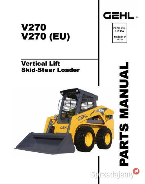 GEHL V270 6625 4610 280 katalog części Książki dla dzieci Kielce