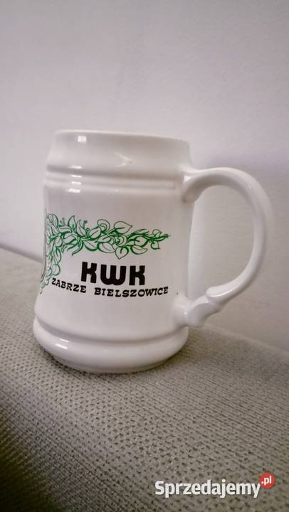 Kufel piwa KWK karczma piwna 1989 Zabrze śląskie