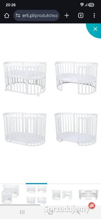 Łóżeczko 7w1 wózek 3w1 wanienka do kąpieli na Płońsk