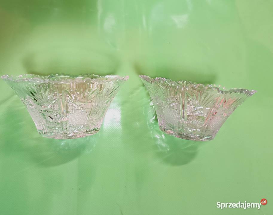 Miski kryształowe kryształy 2 sztuki opolskie Opole sprzedam