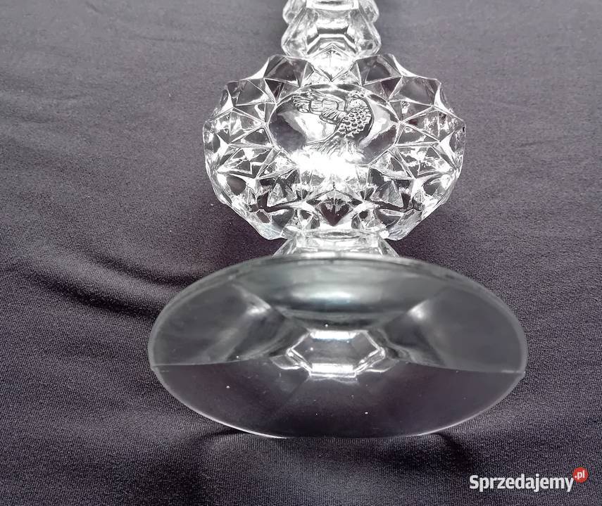 Świecznik kryształowy z CCCP lata 70e XX w wielkopolskie Koźminek