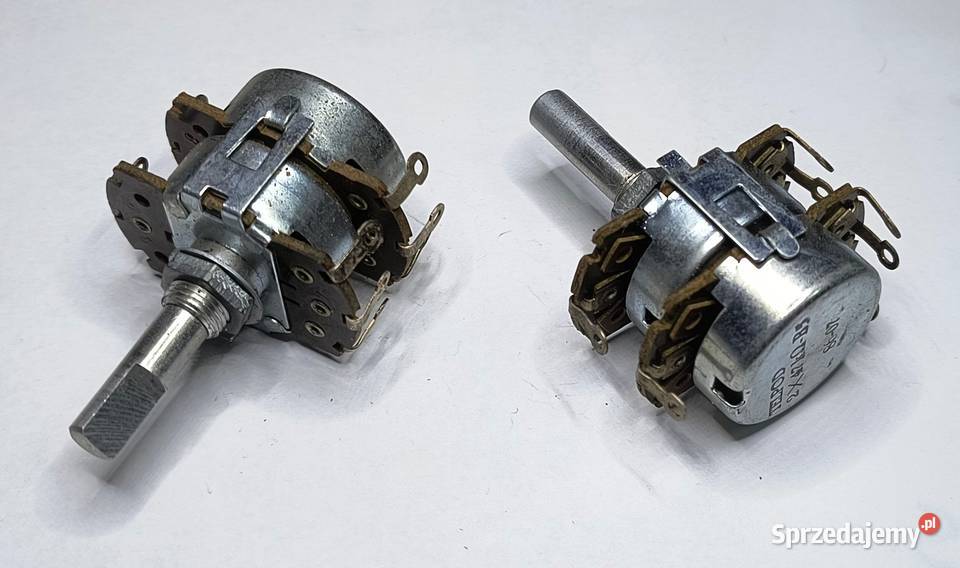 Potencjometr 2x47kB z oszczepem Unitra TELPOD pomorskie Gdańsk