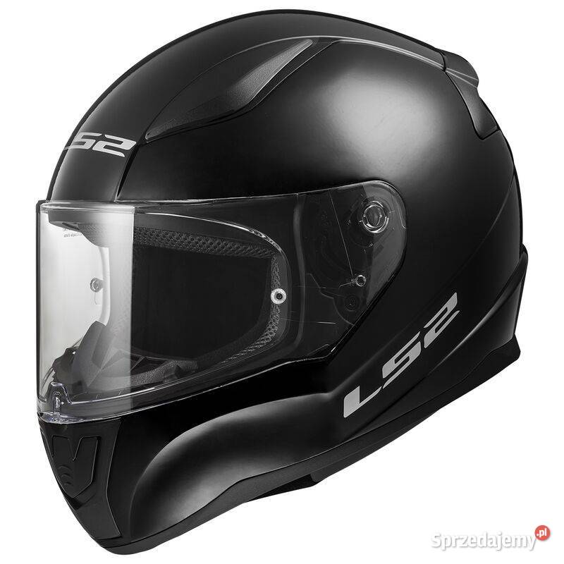Kask motocyklowy LS2 Rapid II czarny sklep Kaski Lubartów